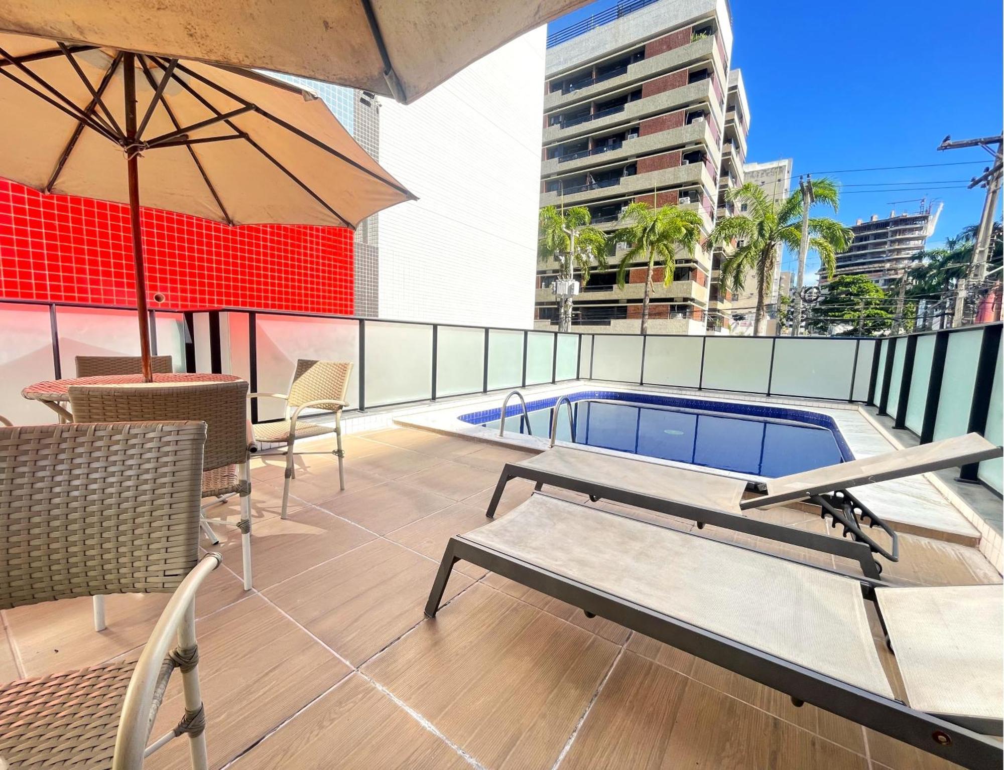 Apto 250M Da Praia Em Ponta Verde I Piscina I Garagem 709 Масейо Экстерьер фото